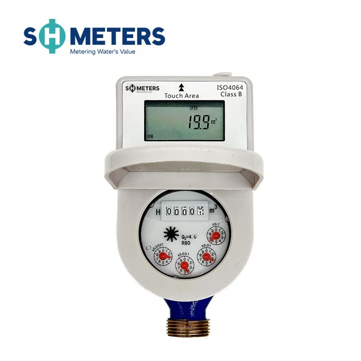 3/4'' Digital IC Card Prepayment Smart Water Meters With Software 3/4'' Digital IC Card Prepayment Smart Water Meters With Software
