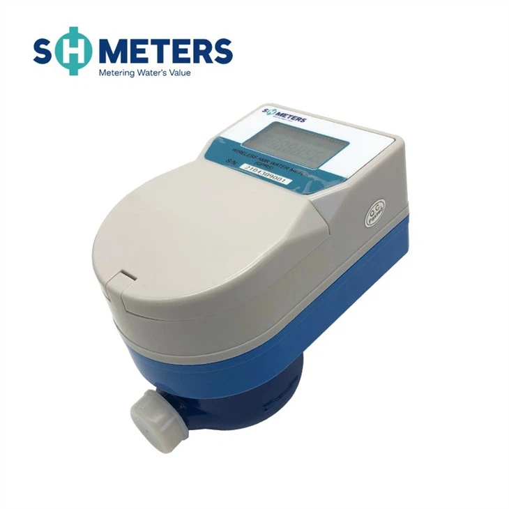 DN15-DN25 Mechanical GPRS Water Meter Brass Material